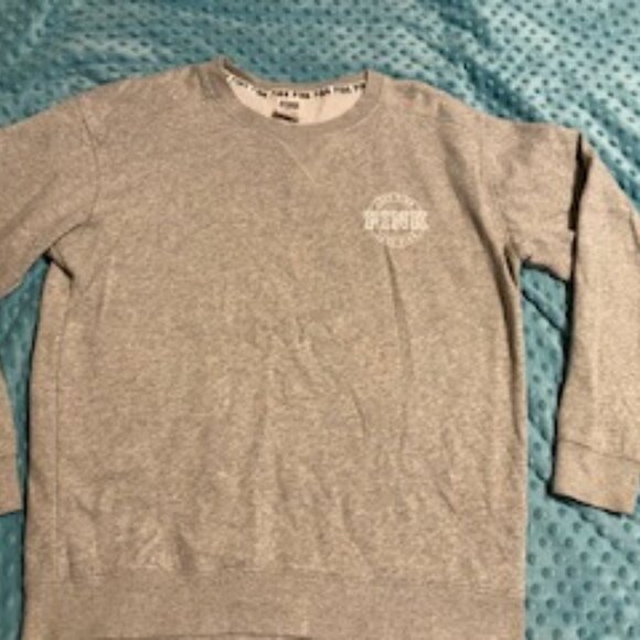 Victoria's Secret Pullover Grey Sweatshirt - Picture 1 of 4